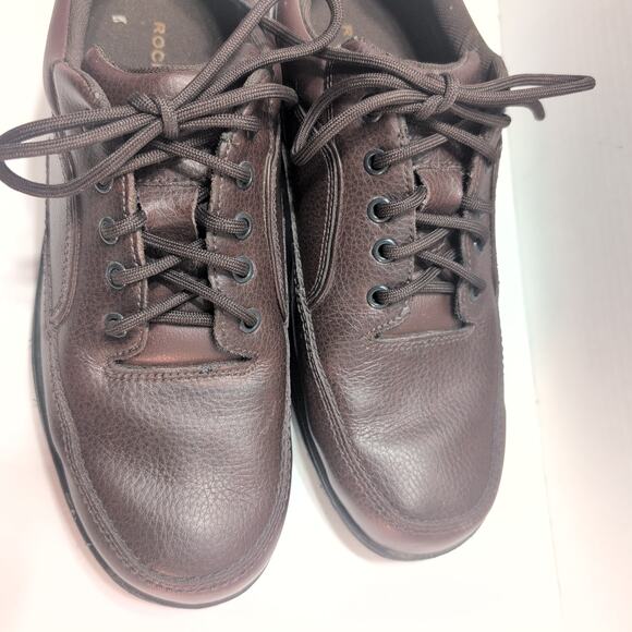Rockport Ridgefield Eureka Laceup K71201Business Casual Shoes Men\'s 10 Brown